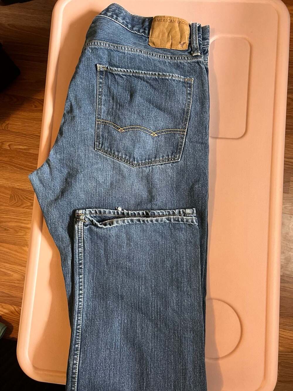 American Eagle Relaxed Jeans Size 36/32 Blue Denim